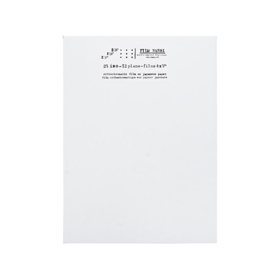 Washi W Vlakfiilm | ISO 25 | 4x5" Vlakfilm | 12 sheets - FotoFilmFabriek