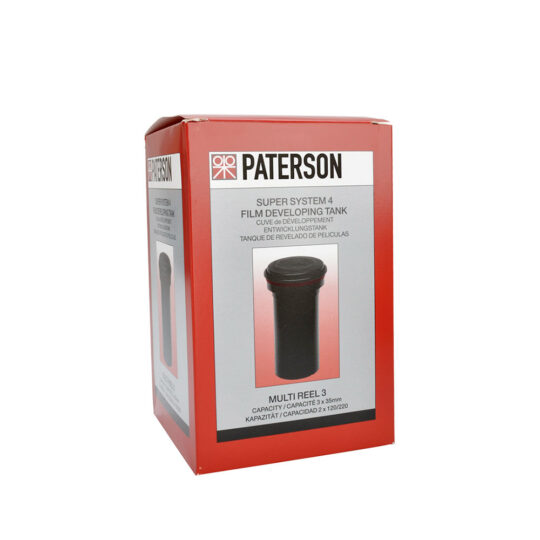 Paterson Multireel 3 Ontwikkeltank voor ontwikkelen van kleinbeeld- of middenformaat film