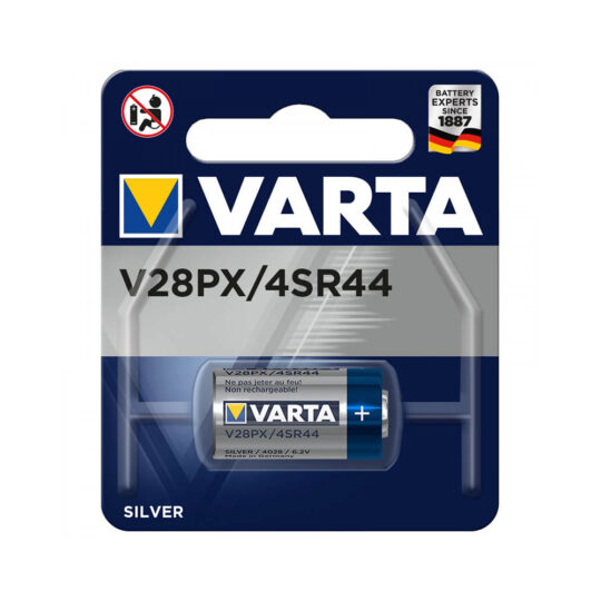 Varta V28PX / 4SR44 Silver knoopcelbatterij | FotoFilmFabriek