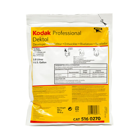 Kodak Dektol | Papierontwikkelaar | Poederconcentraat voor 3,8 liter | FotoFilmFabriek | Het Magazijn Dordrecht