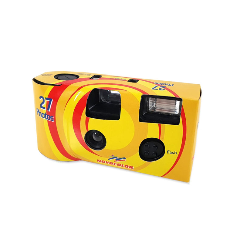 Novocolor Flash Wegwerpcamera met flits 27 opnamen