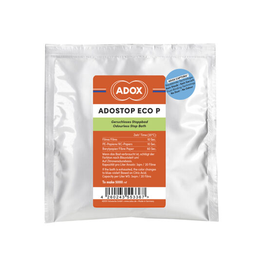 Adox Adostop Eco P | poederconcentraat voor 5 liter stopbad | FotoFilmFabriek | Het Magazijn Dordrecht
