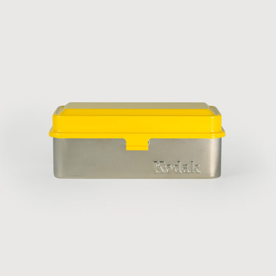 Kodak Film Case Silver with Yellow Lid - 120/135