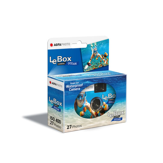 AgfaPhoto LeBox Ocean Waterproof wegwerpcamera | 27 opnamen | FotoFilmFabriek