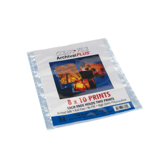 Clear File | 8x10" vlakfilm negatiefhoezen | 25 stuks | FotoFilmFabriek
