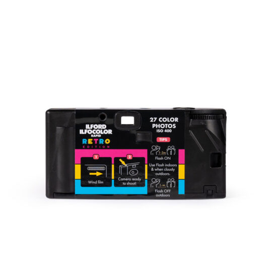 Ilford Ilfocolor Rapid Retro Edition | Wegwerpcamera met flits | FotoFilmFabriek