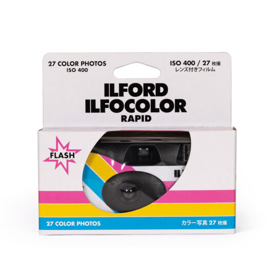 Ilford Ilfocolor Rapid White Edition | Wegwerpcamera met flits | 27 opnamen