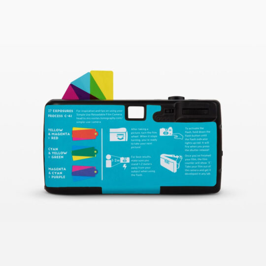 Lomography SUC Lomochrome Turquoise | Simple Use Reloadable FIlm Camera - FotoFilmFabriek