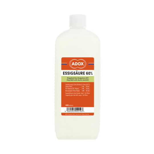 Adox Azijnzuur 60% - stopbad - 1000ml concentraat