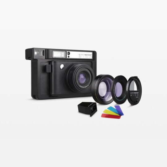 Lomography Lomo’Instant Wide Camera & Lenses Black Edition