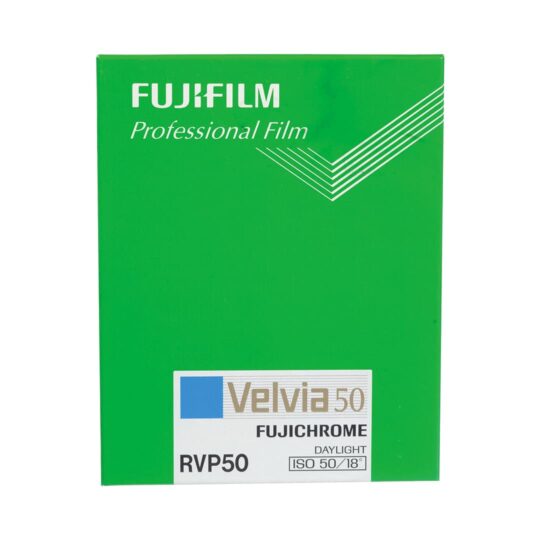 Fujifilm Fujichrome Velvia 100 - 4x5" Vlakfilm / 20 sheets