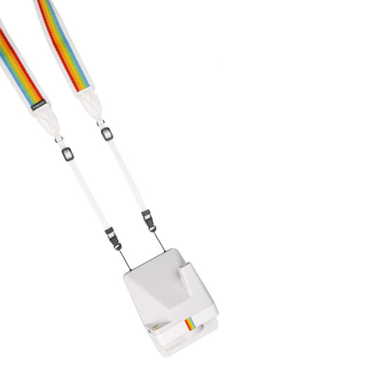 Alternative view of Polaroid Camera Flat Strap / Rainbow White