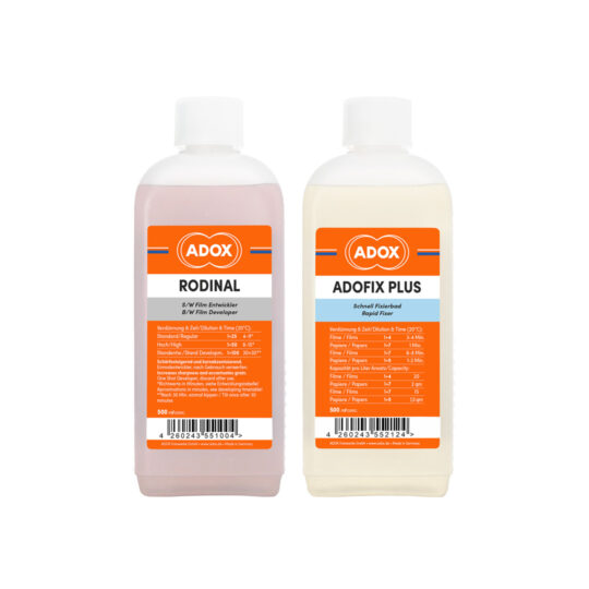Adox Rodinal & Adofix Plus Set - 2x 500ml concentraat