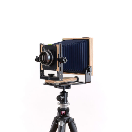 Intrepid 4x5 Camera - Blue Bellows