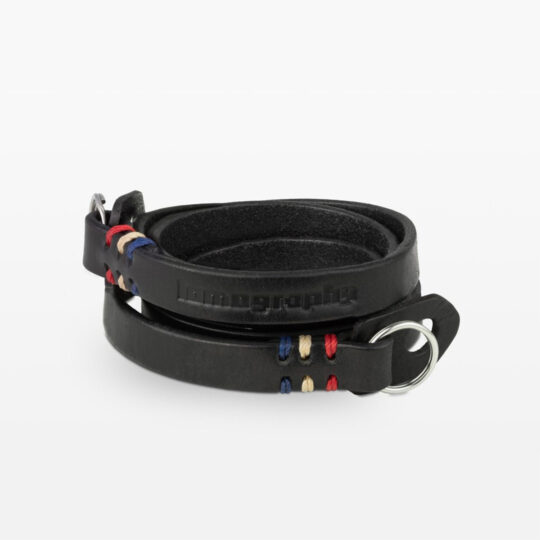 Alternative view of Lomography Lomo Explorer Camera Strap Black Leather