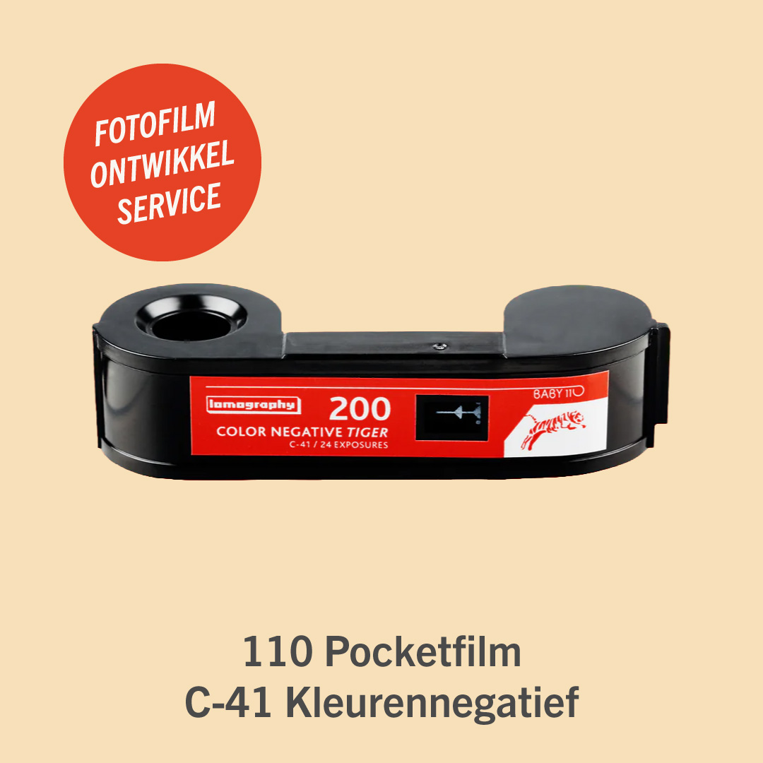 FotoFIlm Ontwikkelservice - 110 Pocketfilm C-41 kleurenfilmontwikkeling