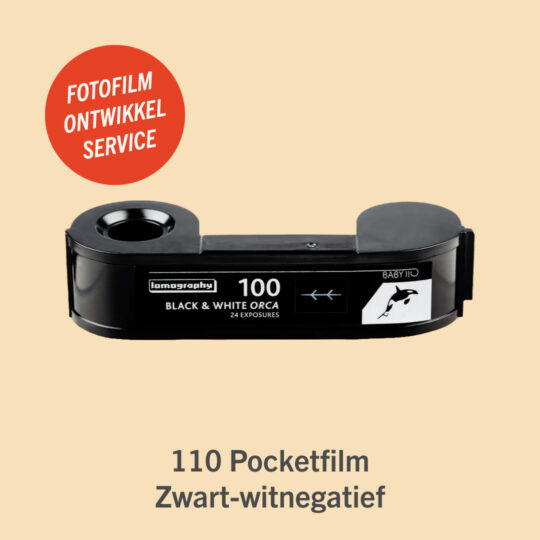 FotoFIlm Ontwikkelservice - 110 Pocketfilm zwart-witfilmontwikkeling