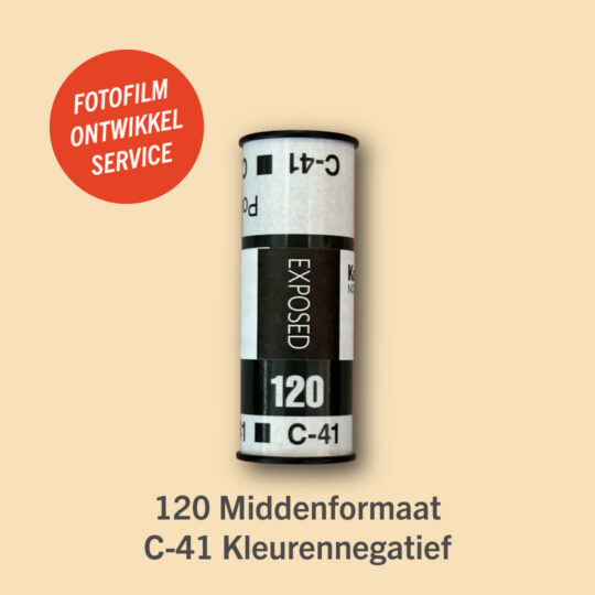 FotoFIlm Ontwikkelservice - Middenformaat C-41 kleurenfilmontwikkeling