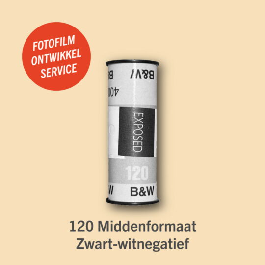 FotoFIlm Ontwikkelservice - 120 Middenformaat Zwart-witfilmontwikkeling
