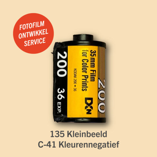 FotoFIlm Ontwikkelservice - Kleinbeeld C-41 kleurenfilm-ontwikkeling