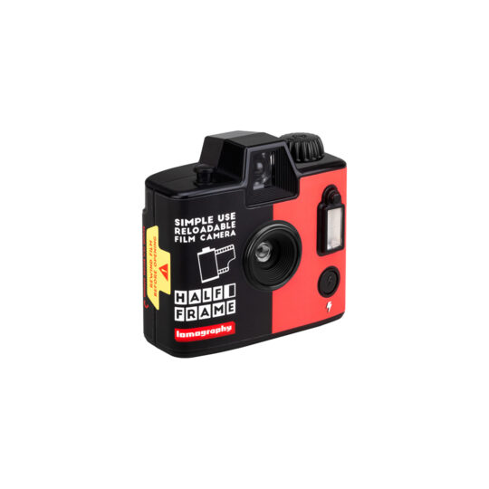 Lomography Half-Frame Simple Use Reloadable Film Camera - Black & White 400 - Afbeelding 14
