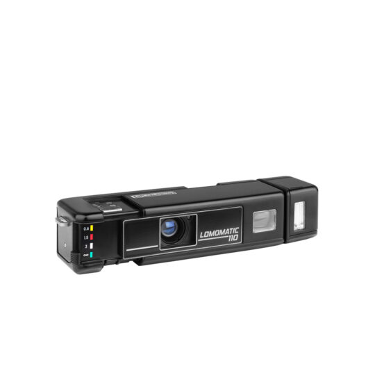 Lomography Lomomatic 110 Camera & Flash - Metal Nocturne